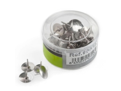 Chinchetas Niqueladas Cajita Caja 50