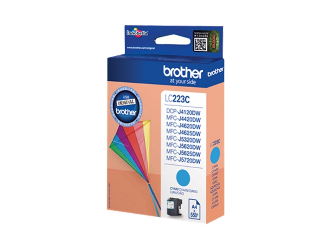 Cartucho de tinta Original BROTHER LC223CBP Cian 550 páginas