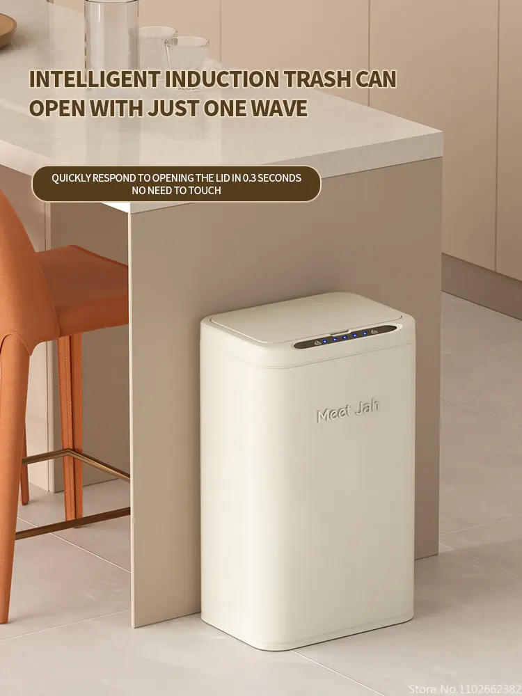 Basurero inteligente con sensor (verde, 25 l), automático para uso doméstico