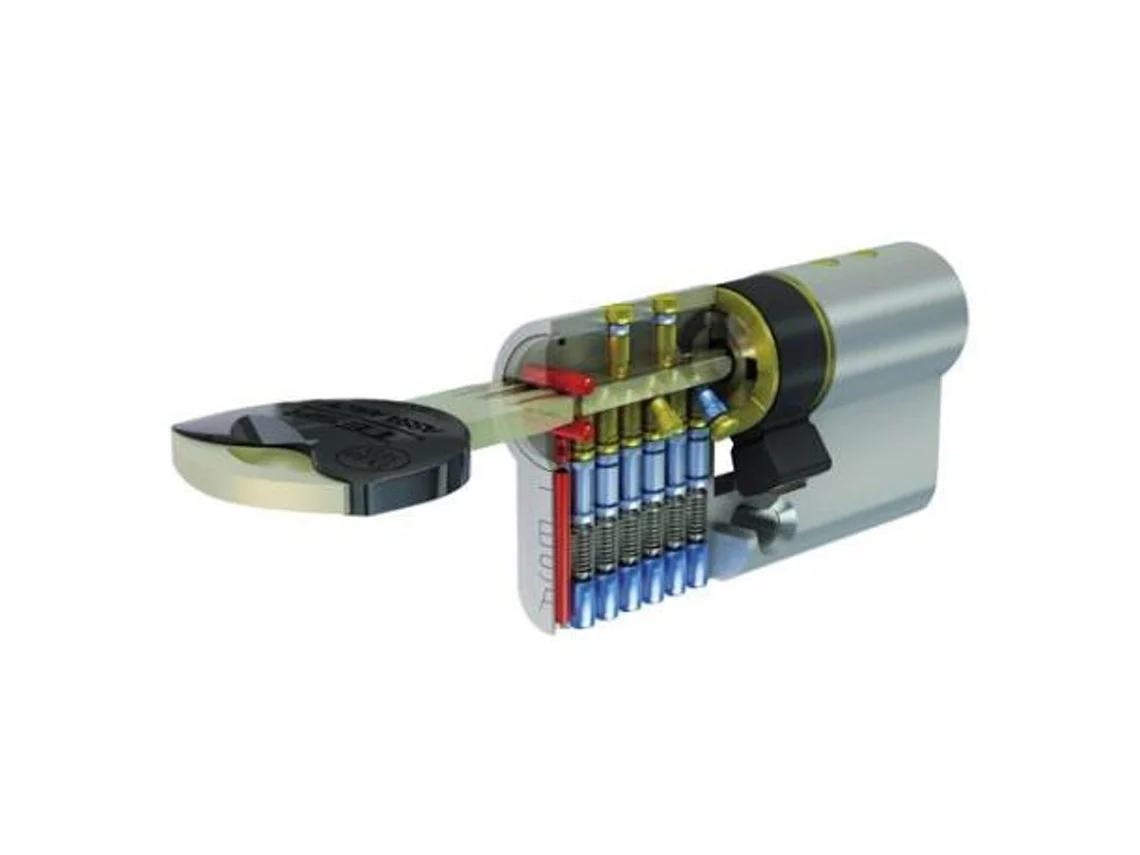 Cilindro tesa seguridad tx85 /70/ latonado
