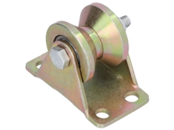 Rueda Con Ranura En V De 32 Mm Y Soporte De 2,5 Mm Para Puerta Corredera De Acero Con Rodamiento De Bolas.