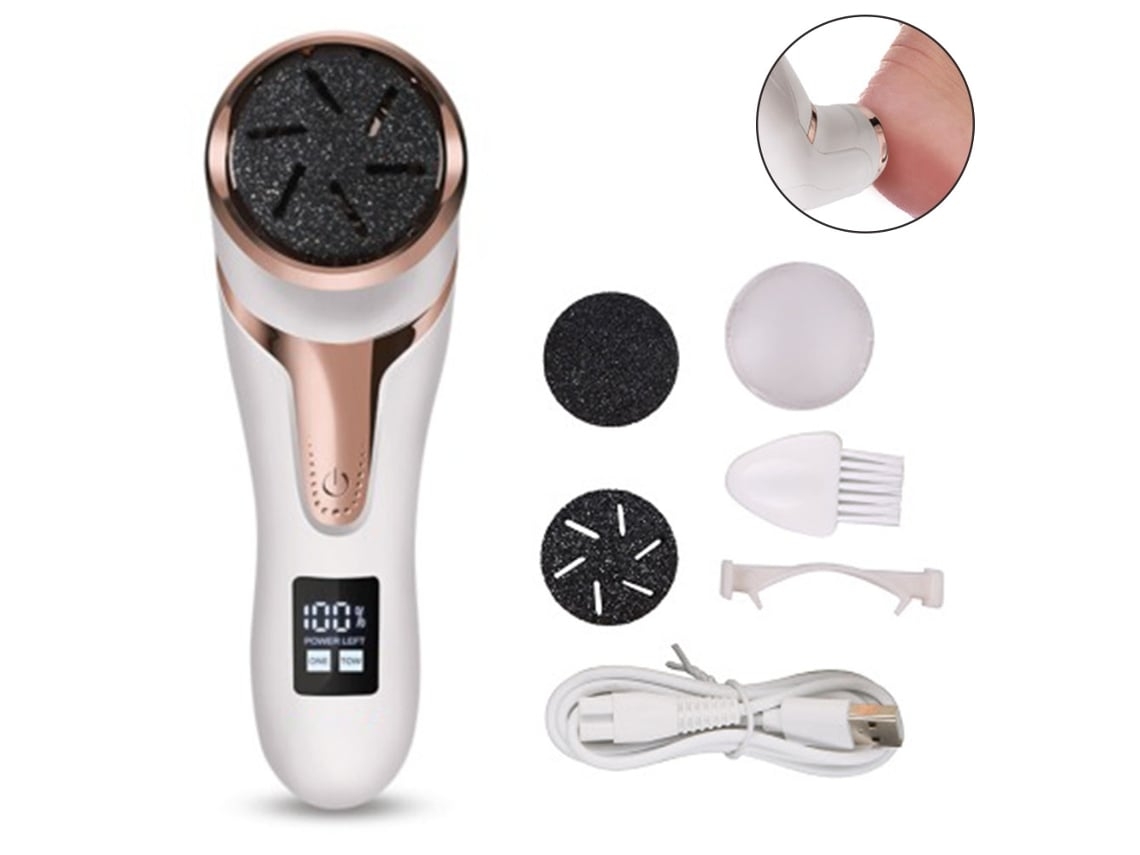 Kit eléctrico para eliminar callos, herramienta para el cuidado de los pies, ideal para callos agrietados y piel muerta - Stelasplen