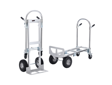 Carro plegable 2 en 1 con capacidad de carga de 1000 libras, aleación de aluminio, acero al carbono VEVOR