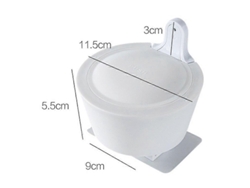 Dispensador de jabón líquido con ventosa, montaje en pared, caja de jabón impermeable, accesorios de baño Rosewell