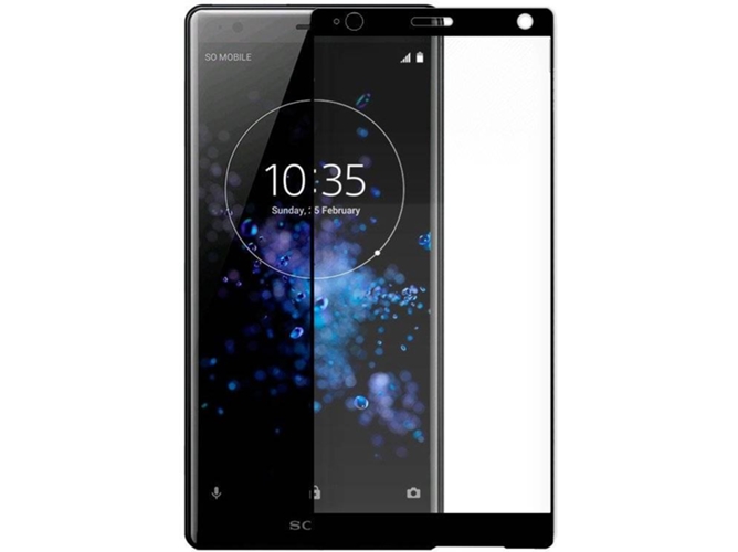 Protector de Cristal Templado Sony Xperia XZ2 3D Negro