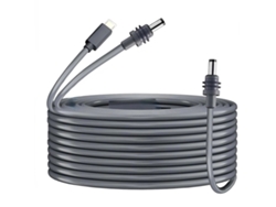 Cabo de Energia Dc 2 em 1 Type C para Mini Antena Parabólica Ip68 Resistente À Água
