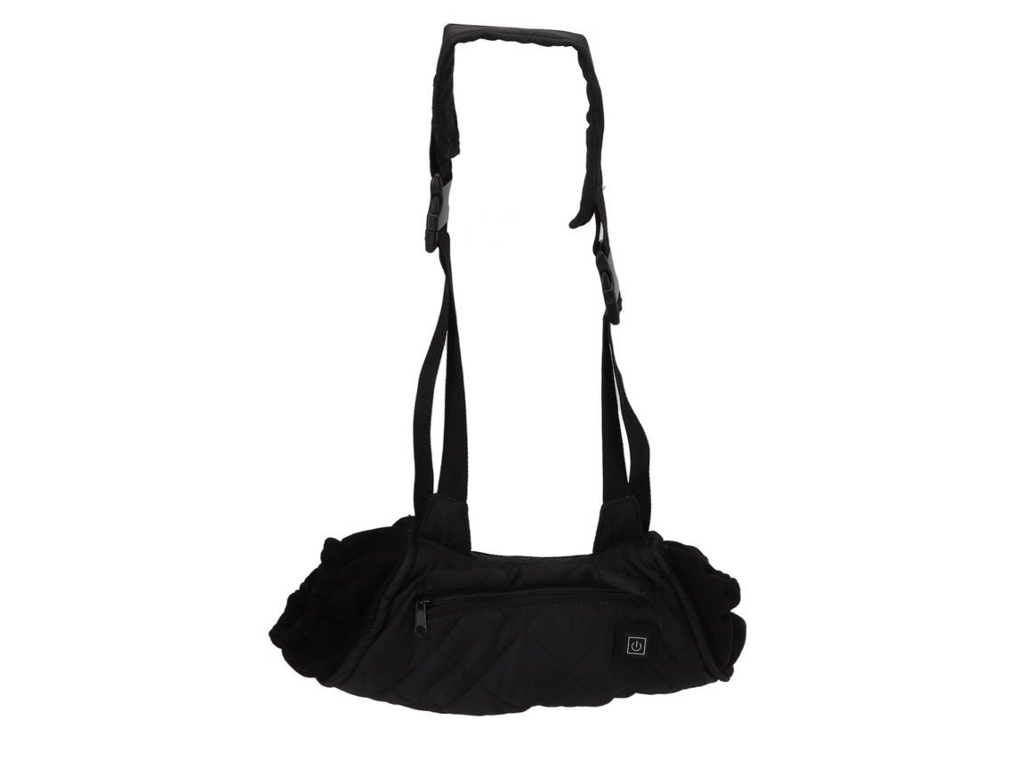 Manta Eléctrica Impermeable Para Manos Con Control De Temperatura, Acolchada De Algodón, Negra.