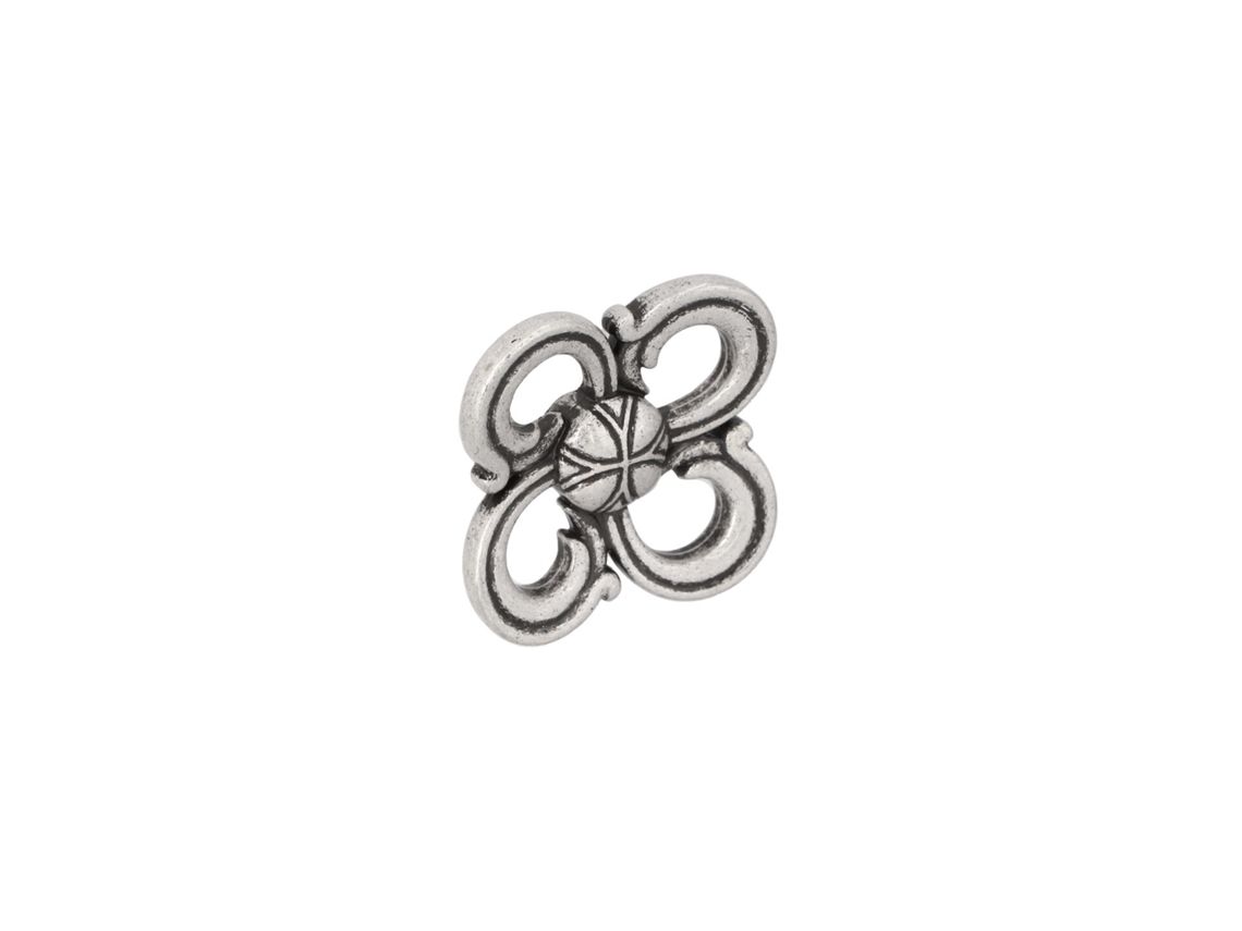 Pomo Para Muebles De Zamac Diámetro 45mm X 21 Plata Brillante Lote De 25