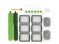 Saco de pó de escova lateral com filtro hepa para irobot roomba i7 i7 i6 i8 e5 e7