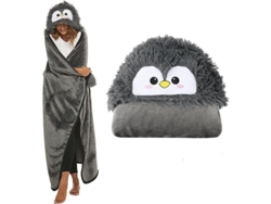 2026-manta Portátil Pingüino Suave Para Sofá Y Televisión, Ideal Regalo Para Mujeres