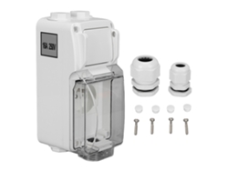 Enchufe Con Interruptor Basculante Ip66 Abs 250v 16a Norma Francesa Instalación Vertical