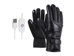 Guantes De Ciclismo Cortavientos Con Pantalla Táctil Y Calefacción Ajustable Para Hombre Y Mujer*