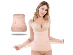 Faja abdominal posparto de tres piezas para ayudarte a recuperar tu figura. Talla M (para mujeres de 65 a 85 cm). Digitallab