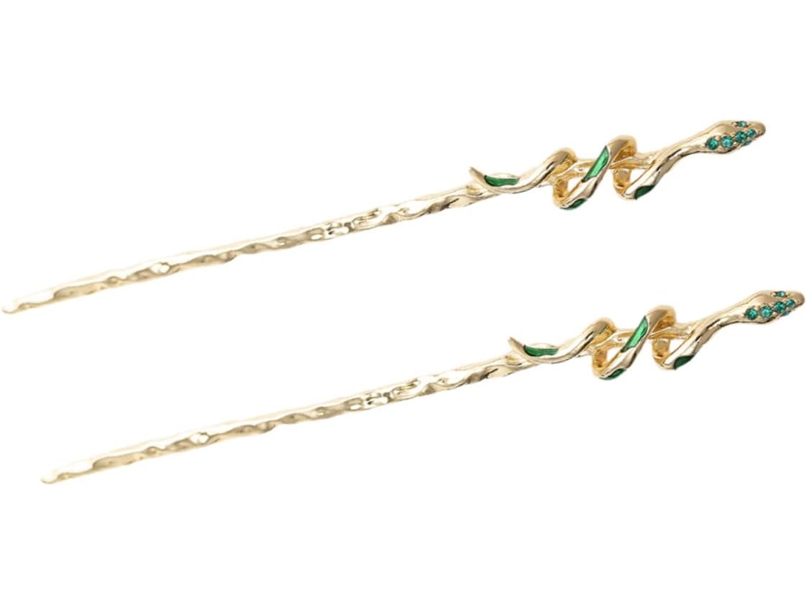 Conjunto De 6 Acessórios De Cabelo Em Formato De Cobra, Estilo Retrô, Elegantes Para Penteados Presos E Looks Femininos.