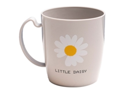 Vaso Para Enjuague Bucal, Diseño Floral Sencillo, Vaso Doble De Plástico, 1 Juego.