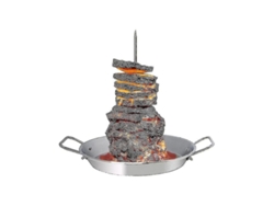 2026-pincho Vertical Para Barbacoa Pastor, Espeto Vertical Brasileño Inoxidable Con Picos Removibles Para Tacos Shawarma Y Asados