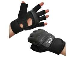 JILLIOPER Guantes de Boxeo Negros Talla M para Altura 145-160 cm