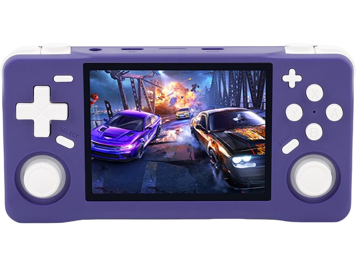 Consola De Juegos Portátil Retro Con Pantalla Hd De 3,5 Pulgadas (640 X 480), Oca Mipi, Chip Rk3326 Y 16 Emuladores.
