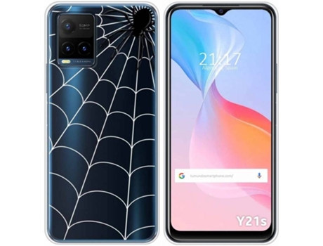 Carcasa Vivo Y21s / Y33s TUMUNDOSMARTPHONE Araña Multicolor