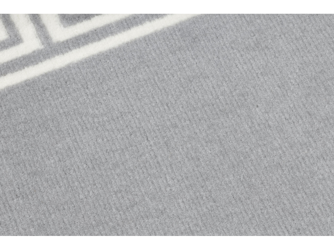 Alfombra de Pasillo Bcf Morad Grek Griego Gris 90 cm