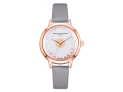 Reloj De Pulsera Casual Para Mujer Lvpai Con Movimiento De Cuarzo Y Correa De Pu Gris.