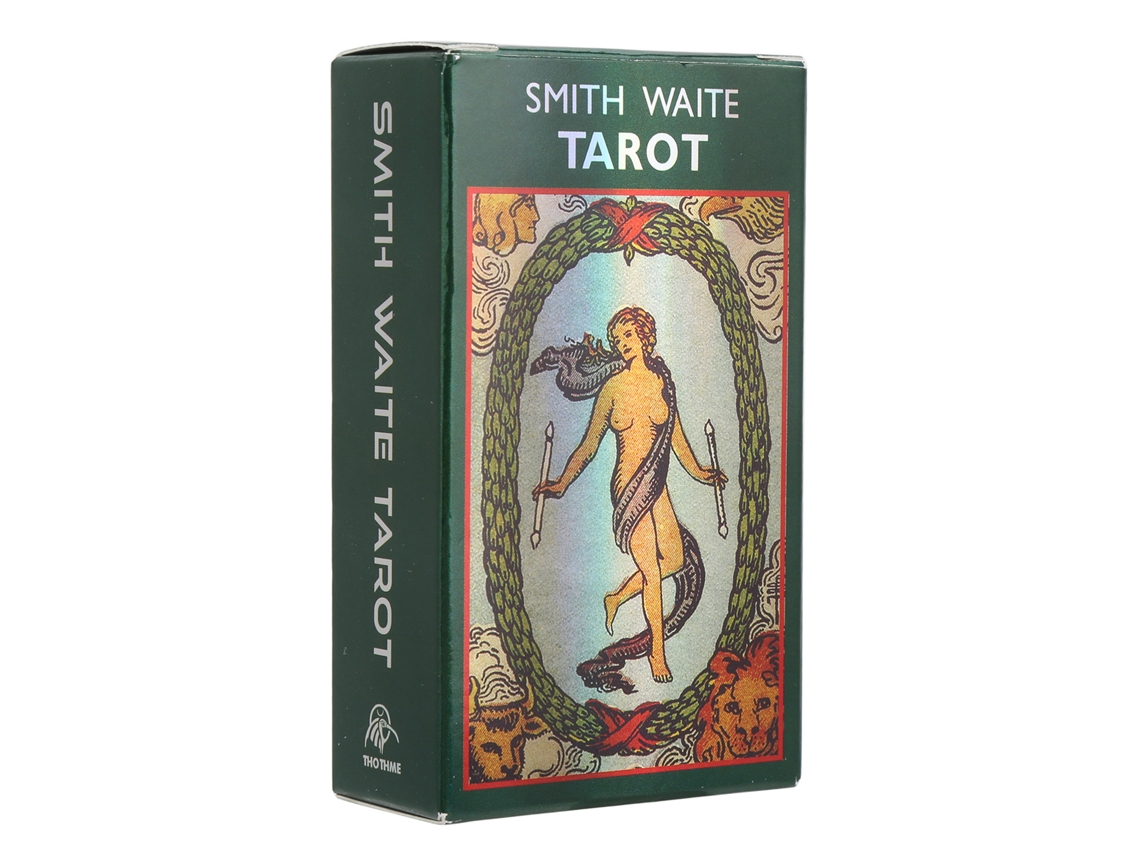 Baraja Interactiva De Cartas De Tarot Vintage En Inglés, Juego De Mesa Holográfico De 79 Cartas.