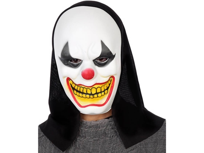 Máscara DISFRAZZES Payaso Terrorífico Con Capucha