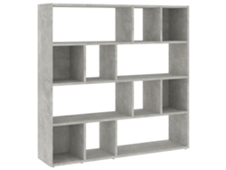 Estantería/separador 105x24x102 cm Gris Cemento MAISON EXCLUSIVE