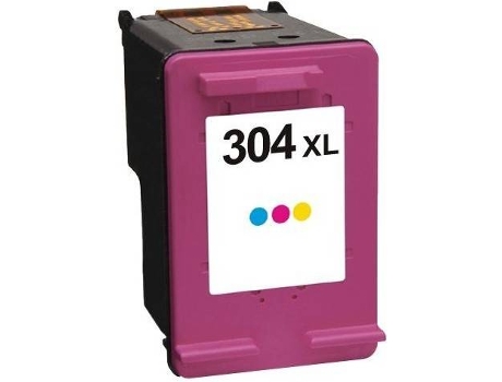 Cartucho reciclado compatible HP 304 XL, tricolor (N9K07AE)