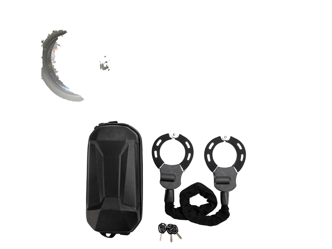Candado eléctrico para bicicleta, material de acero Q235, longitud de cadena de 60 cm, apto para bicicletas, 3 llaves incluidas, diseño OEM.