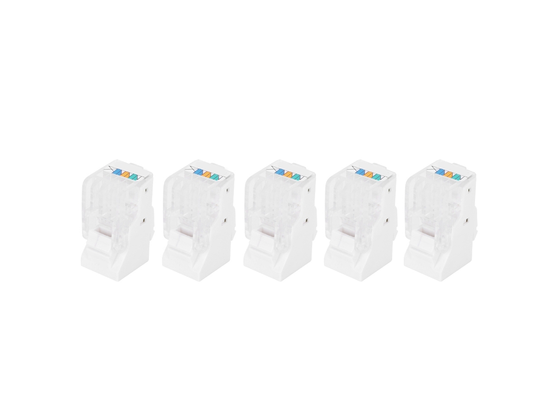 5 Módulos Cat3 Rj11 De 4 Núcleos Para Conexión Telefónica (componente Electrónico)