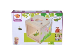 Caja de madera Eichhorn para observación de insectos al aire libre con lupa