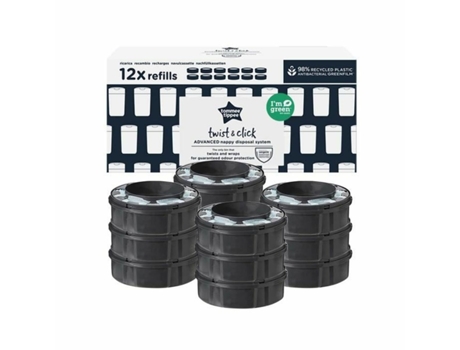 Recambio TOMMEE TIPPEE Twist & Click 12 Unidades