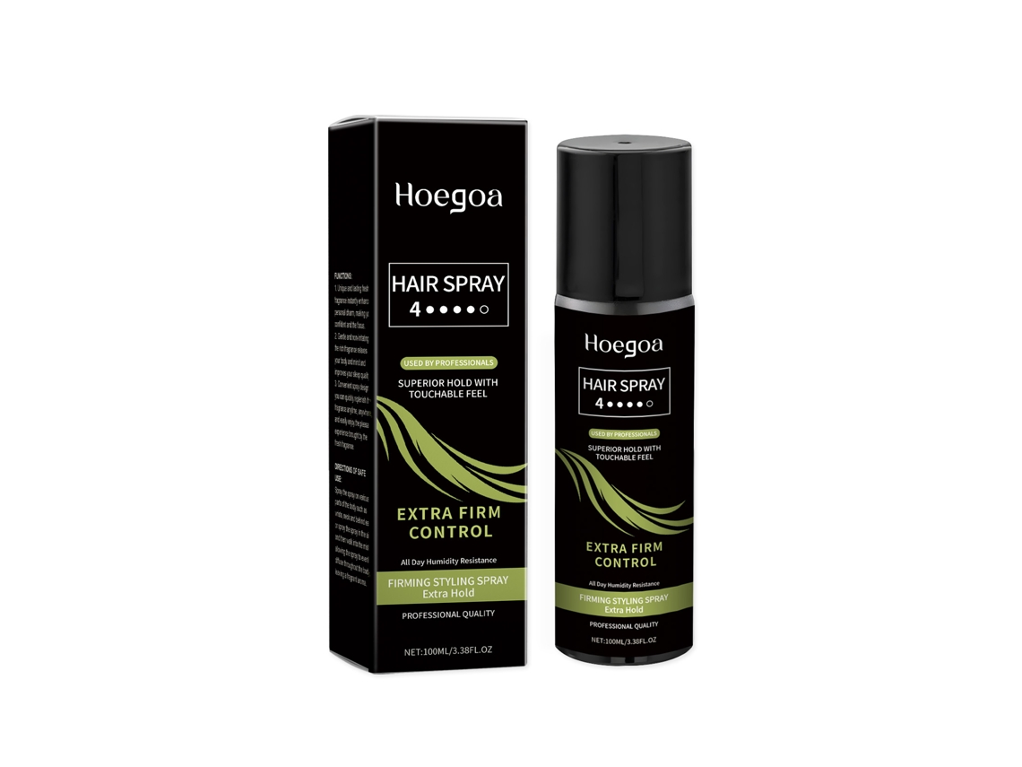 Spray fijador para el cabello con brillo y fijación fuerte