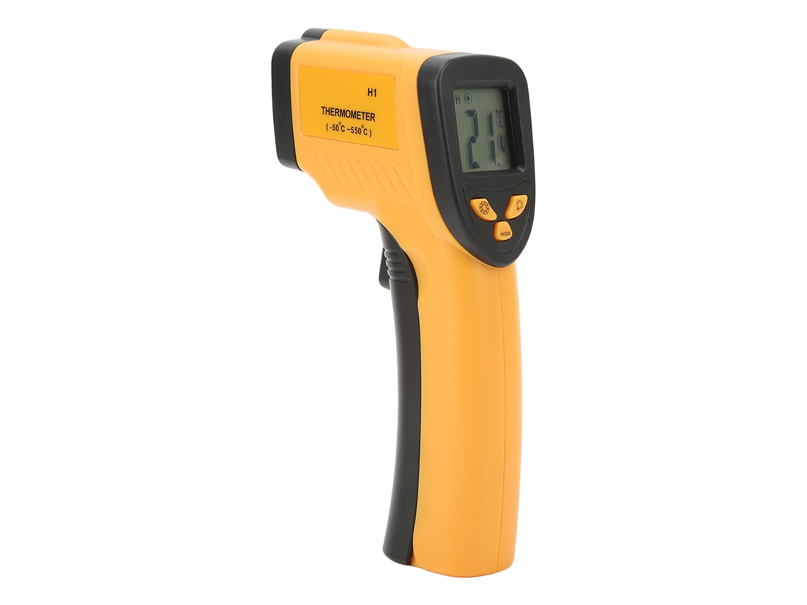 Termómetro Infrarrojo Digital Portátil Sin Contacto De -50 A 550 ℃ Con Láser Y Medidor De Temperatura 12:1