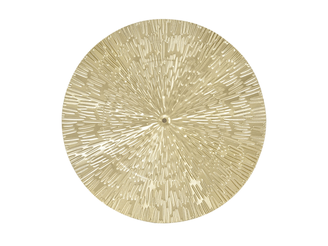 Decoração De Parede Redonda Em Ferro Estilo Elegante Arte De Parede Metalica Tamanho 24.5cm