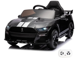 Vehículo Eléctrico Para Niños - Ford Mustang Shelby Gt500 12v - 1 A 5 Años - Negro