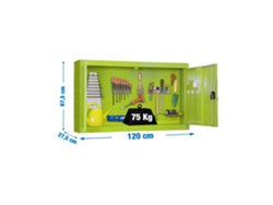Armario metalico Cabinet Tools Mon. 650x1200mm Verde