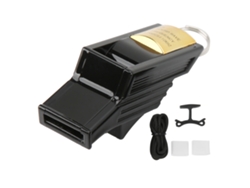 Jinwei-pito De Árbitro De Alta Frecuencia Mortun Whistle Con Porte De Nylon Ajustable Para Juegos Y Concursos Negro Oro