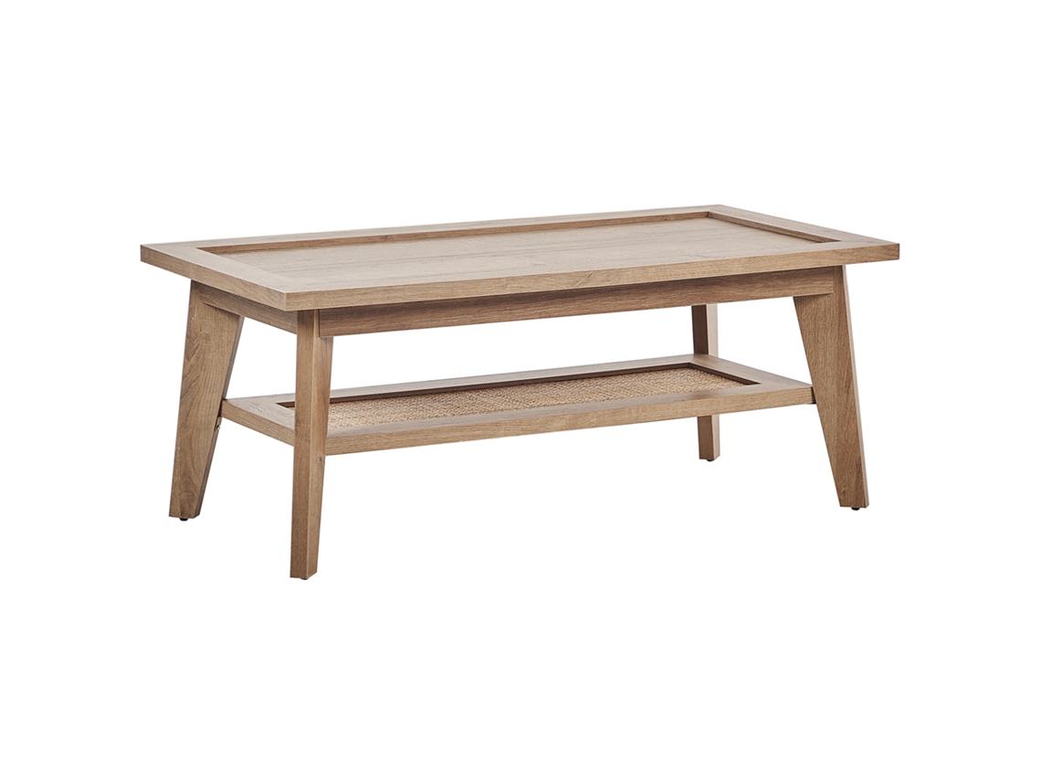 Mesa auxiliar BELIANI Simla de Tablero de fibra Madera clara 100x40