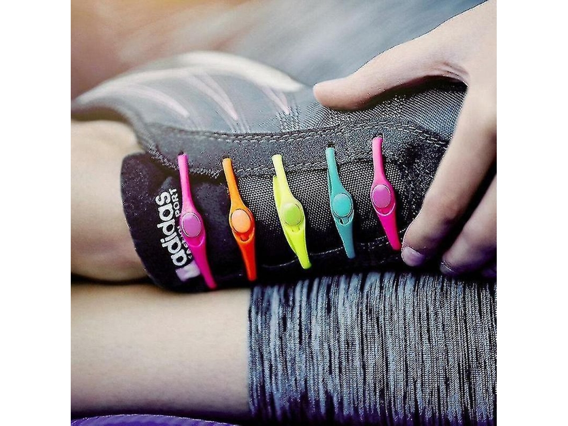 12 Pares De Correas Elásticas Redondas De Silicona Para Zapatos, De Fácil Ajuste.