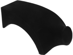 Soporte Para Joyas De 25 Cm Con Forma De Busto De Terciopelo Negro, Organizador De Collares Y Pendientes.