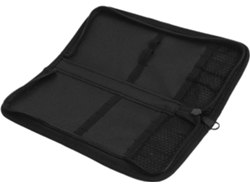 Estuche para cepillos Oxford, organizador portátil duradero, bolsa compacta.