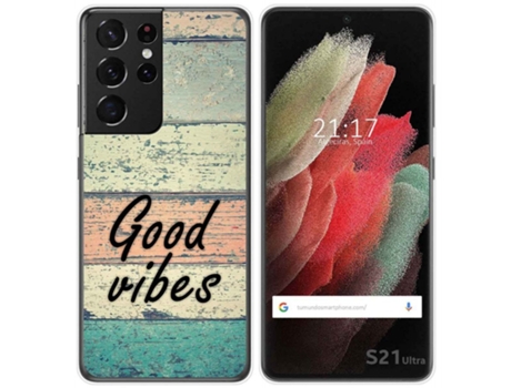 Carcasa Samsung Galaxy S21 Ultra 5G TUMUNDOSMARTPHONE Dibujos Multicolor