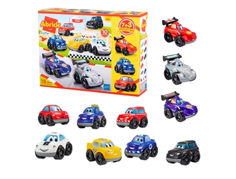 Coches SMOBY Set 10 Vehiculos Abrick (Edad Mínima Recomendada: 12 meses)