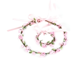 Diadema De Flores Artificiales Ligera Y Duradera Para Fiestas Y Días Festivos, Aro Para El Cabello