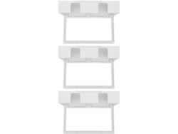 Juego de 3 protectores adhesivos impermeables para enchufes de pared exteriores, que protegen enchufes eléctricos dobles. SFUSHOS