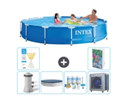 Intex Piscina Com Estrutura Redonda - 366x76 Cm - 7-peças S264