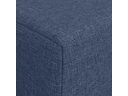 Sofá Cama Plegable Azul 200 X 70 X 10 Cm Tela