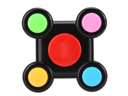 Ats-juguete Inteligente De Entrenamiento De Memoria Con Luz Y Música Para Niños Interactivo De Plástico (doble Mano)